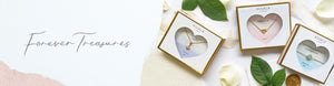Bridesmaid and wedding gold jewellery gifts in envelope packaging
