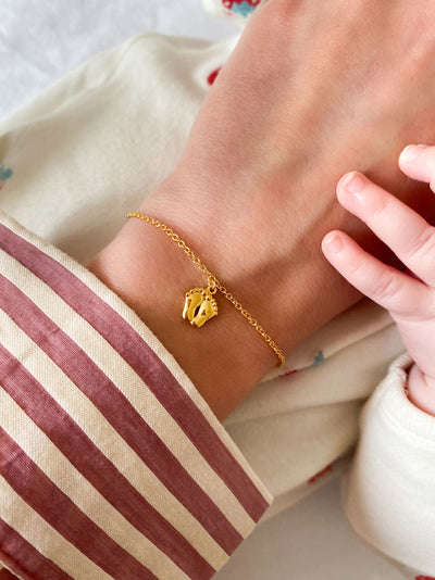 Ten Tiny Toes Bracelet Gold - Yellow