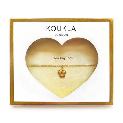 Ten Tiny Toes Bracelet Gold - Yellow