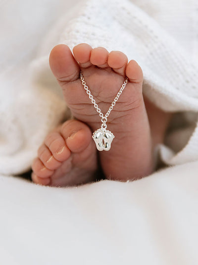 Ten Tiny Toes Bracelet Silver - Blue