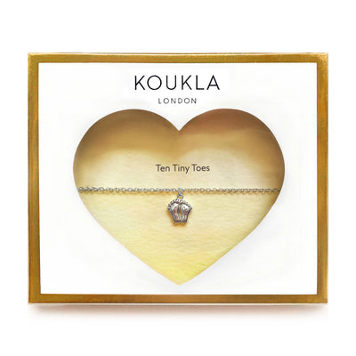 Ten Tiny Toes Bracelet Silver - Yellow