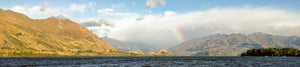 Sea and sky with rainbow