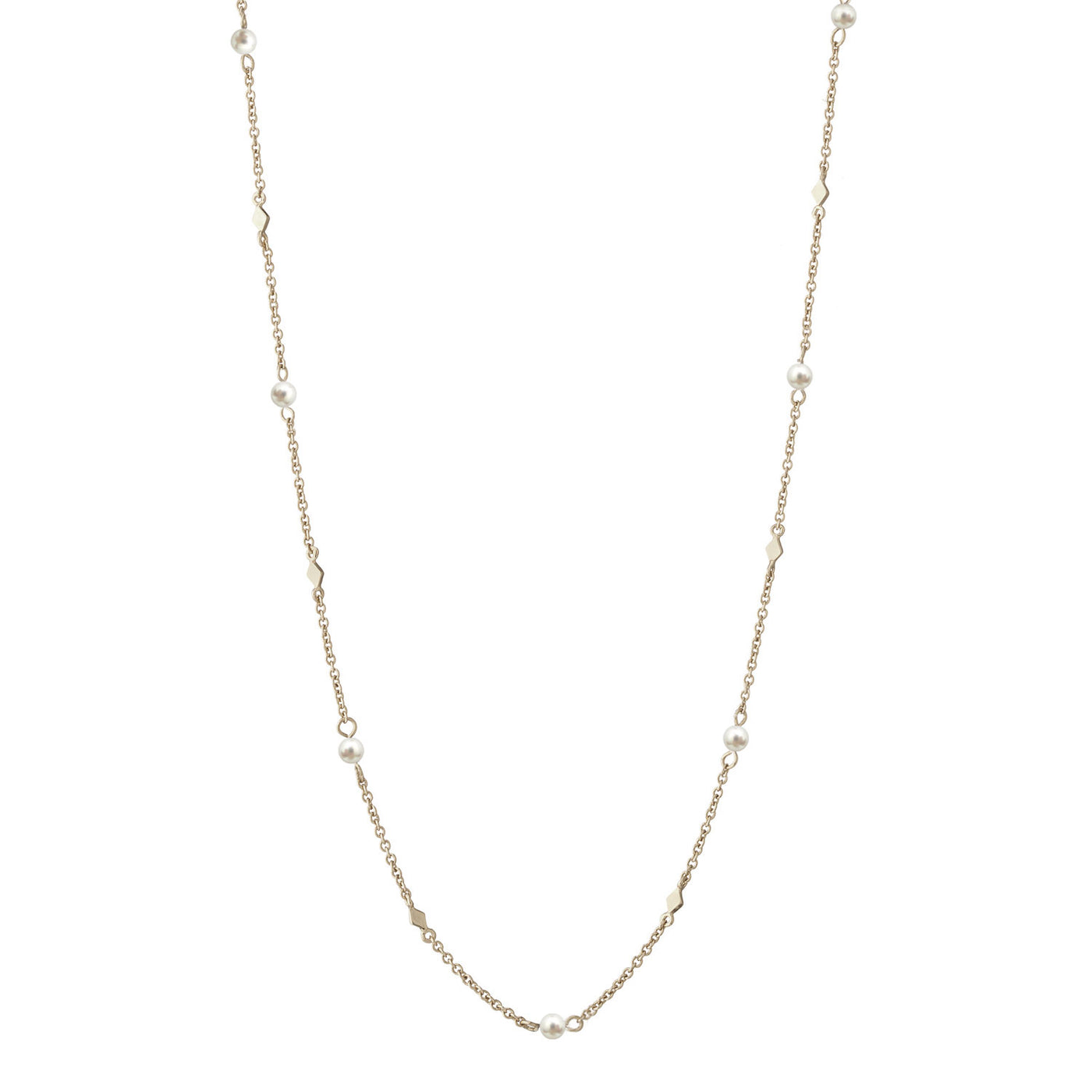 Silver beaded pearl choker necklace
